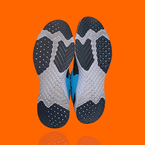 Nike AH1015-402 Odyssey React 2 Flyknit Men’s Size 11 Blue Lagoon VGUC - Picture 13 of 14